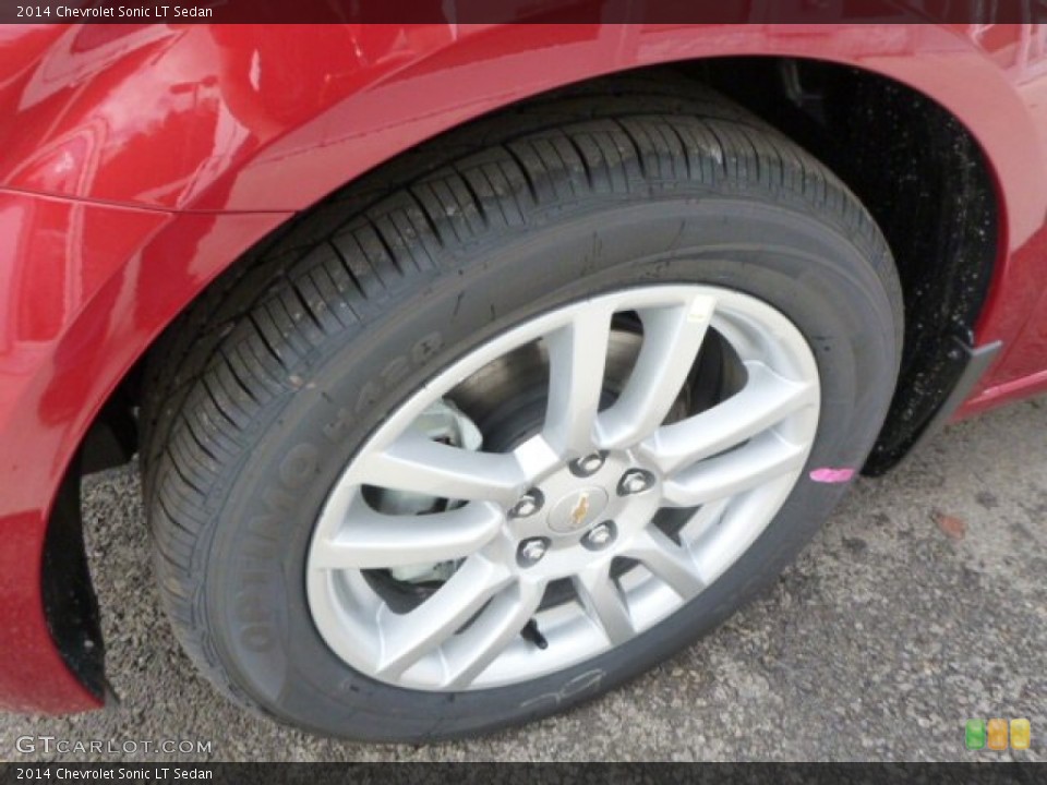 2014 Chevrolet Sonic LT Sedan Wheel and Tire Photo #86810949
