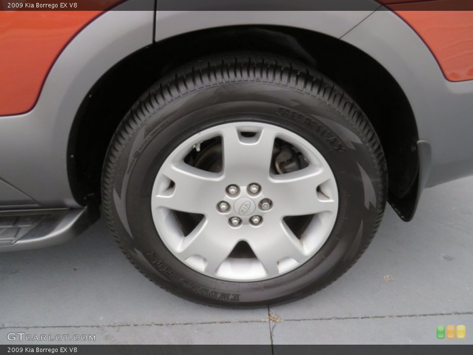 2009 Kia Borrego EX V8 Wheel and Tire Photo #86823651
