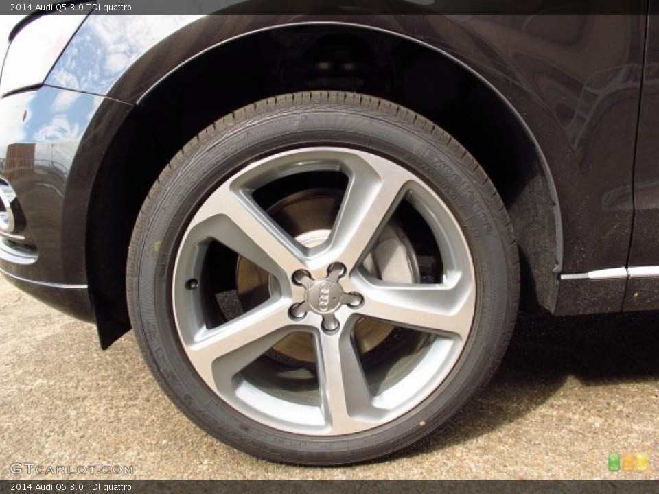 2014 Audi Q5 3.0 TDI quattro Wheel and Tire Photo #86833898