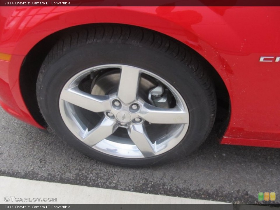 2014 Chevrolet Camaro LT Convertible Wheel and Tire Photo #86834486