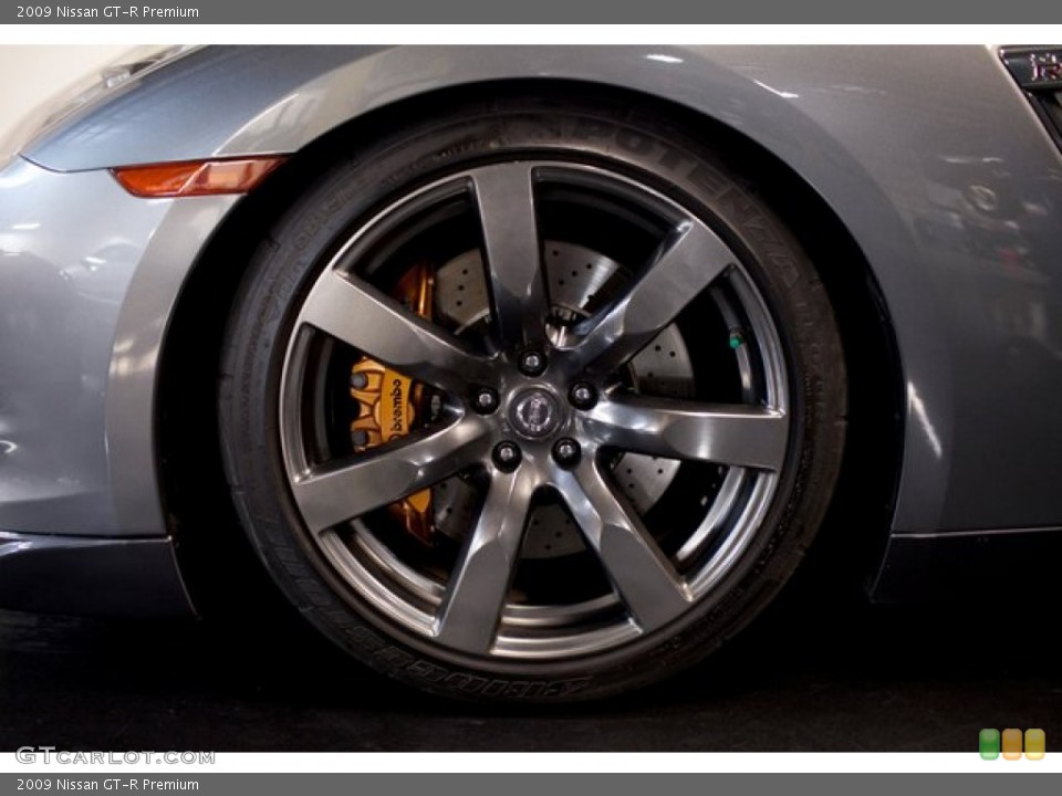 2009 Nissan GT-R Premium Wheel and Tire Photo #86837909