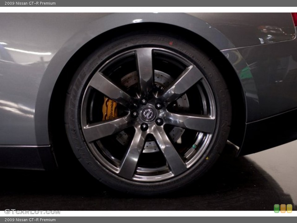 2009 Nissan GT-R Premium Wheel and Tire Photo #86837945
