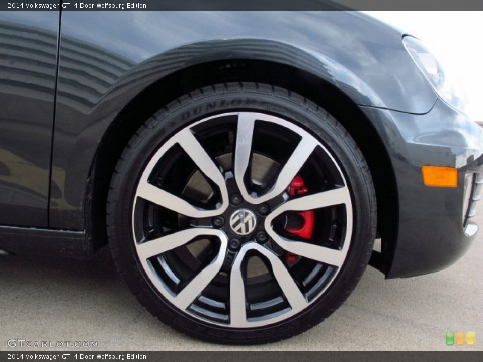 2014 Volkswagen GTI 4 Door Wolfsburg Edition Wheel and Tire Photo #86856774