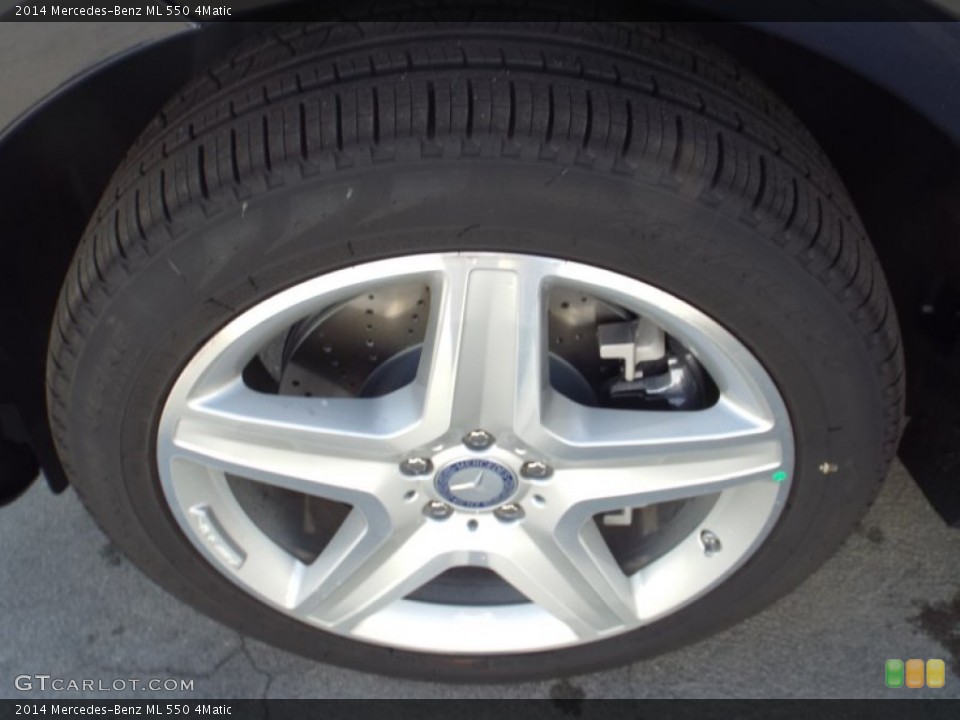 2014 Mercedes-Benz ML 550 4Matic Wheel and Tire Photo #86913364