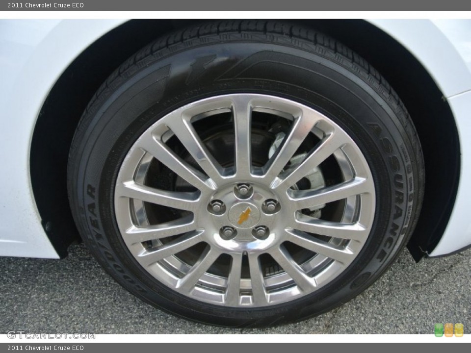 2011 Chevrolet Cruze ECO Wheel and Tire Photo #86929810