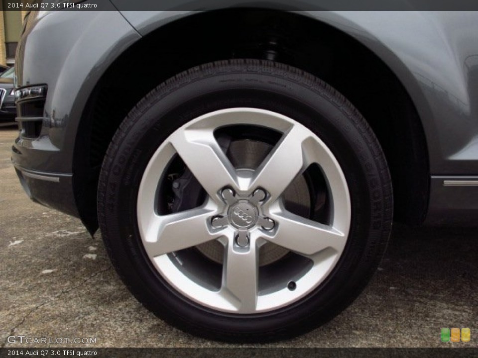2014 Audi Q7 3.0 TFSI quattro Wheel and Tire Photo #86930401