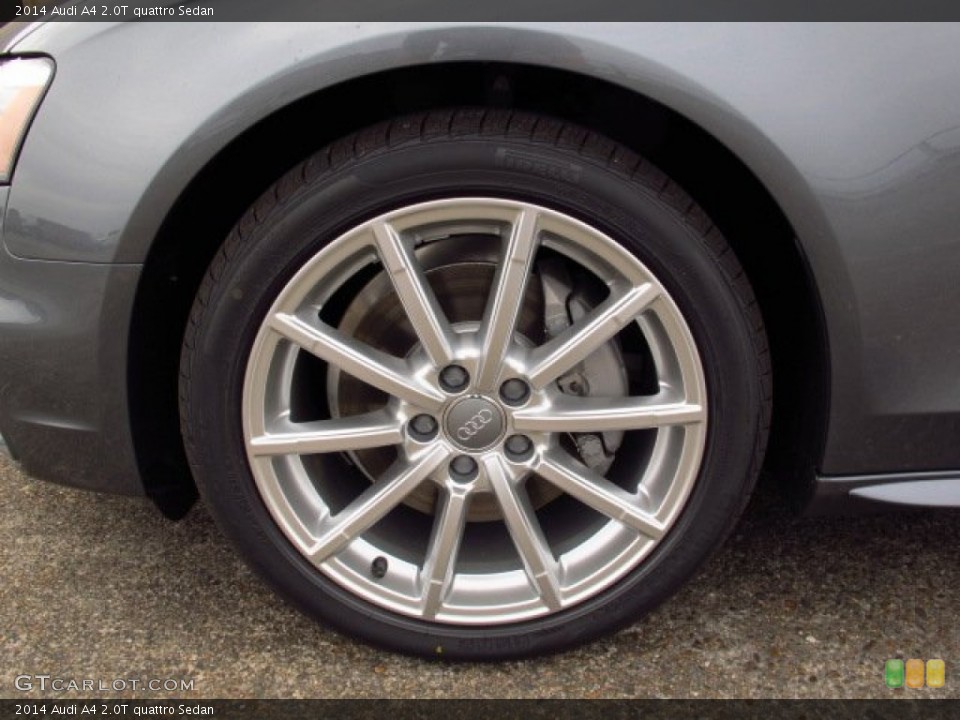 2014 Audi A4 2.0T quattro Sedan Wheel and Tire Photo #86932075