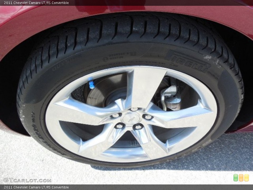 2011 Chevrolet Camaro LT/RS Convertible Wheel and Tire Photo #86938261