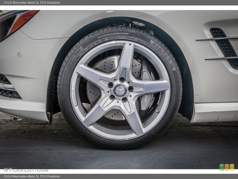 2014 Mercedes-Benz SL 550 Roadster Wheel and Tire Photo #86942293