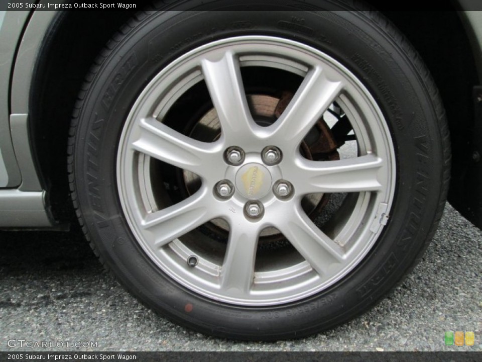 2005 Subaru Impreza Outback Sport Wagon Wheel and Tire Photo #86948078