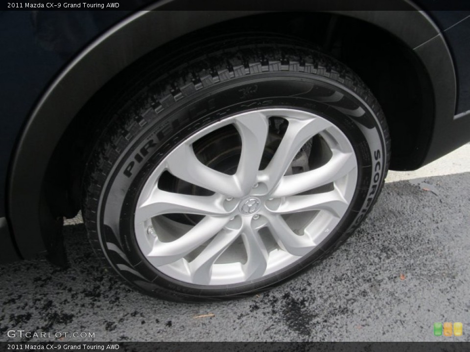 2011 Mazda CX-9 Grand Touring AWD Wheel and Tire Photo #86949469