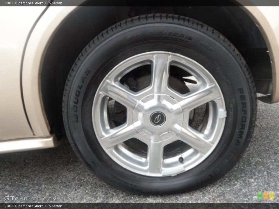 2003 Oldsmobile Alero GLS Sedan Wheel and Tire Photo #86960548