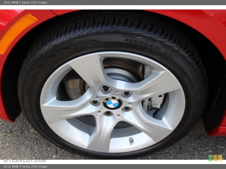 2013 BMW 3 Series 335i Coupe Wheel and Tire Photo #86968627