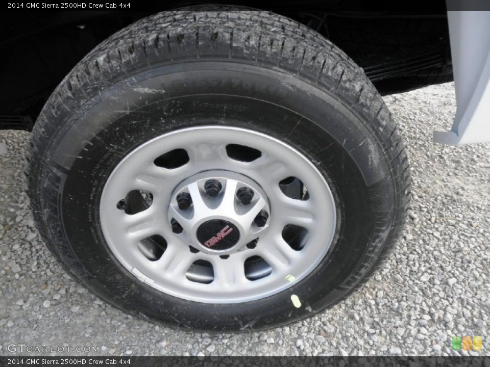 2014 GMC Sierra 2500HD Crew Cab 4x4 Wheel and Tire Photo #86981572