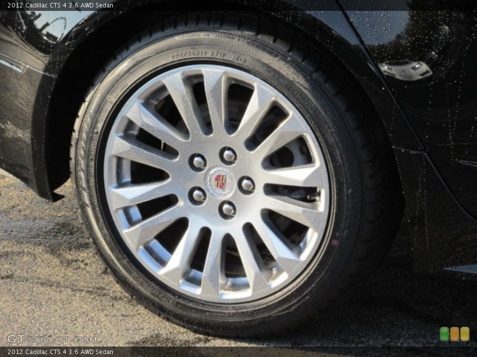 2012 Cadillac CTS 4 3.6 AWD Sedan Wheel and Tire Photo #87000758
