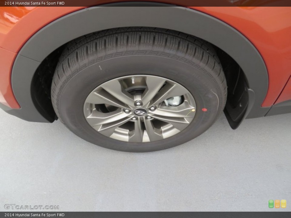 2014 Hyundai Santa Fe Sport FWD Wheel and Tire Photo #87006818