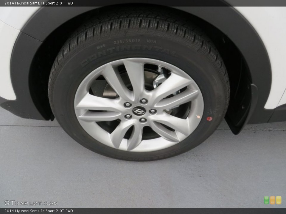 2014 Hyundai Santa Fe Sport 2.0T FWD Wheel and Tire Photo #87007823