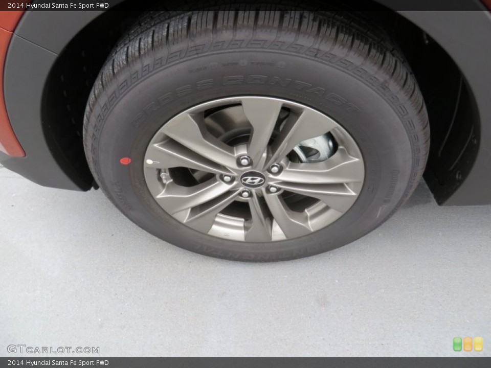 2014 Hyundai Santa Fe Sport FWD Wheel and Tire Photo #87008783