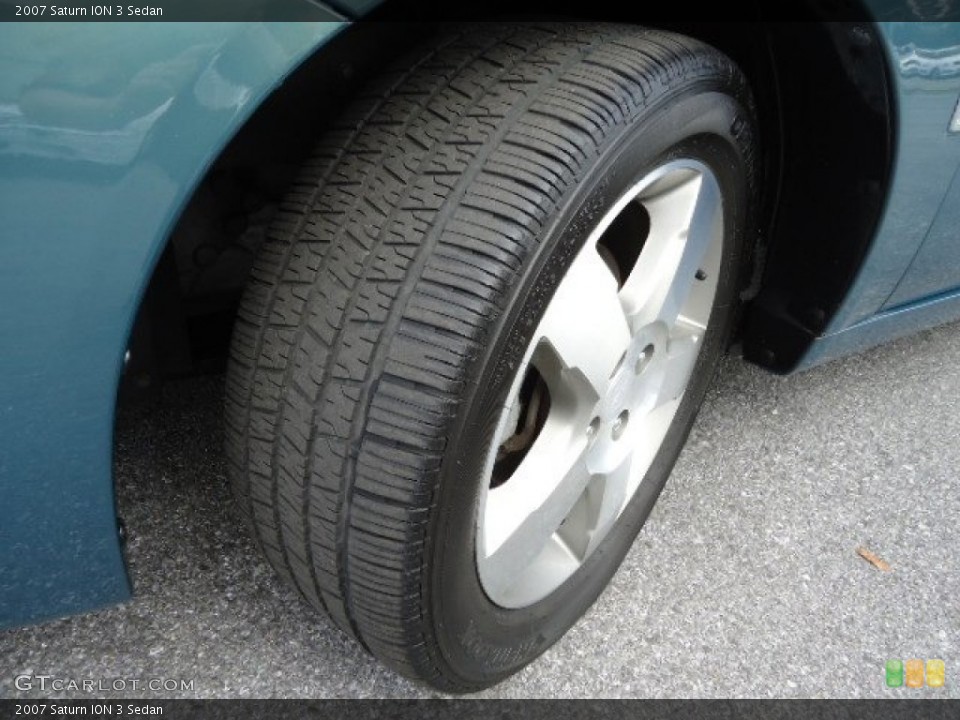 2007 Saturn ION 3 Sedan Wheel and Tire Photo #87019421