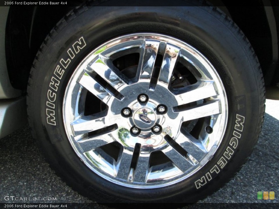2006 Ford Explorer Eddie Bauer 4x4 Wheel and Tire Photo #87028325