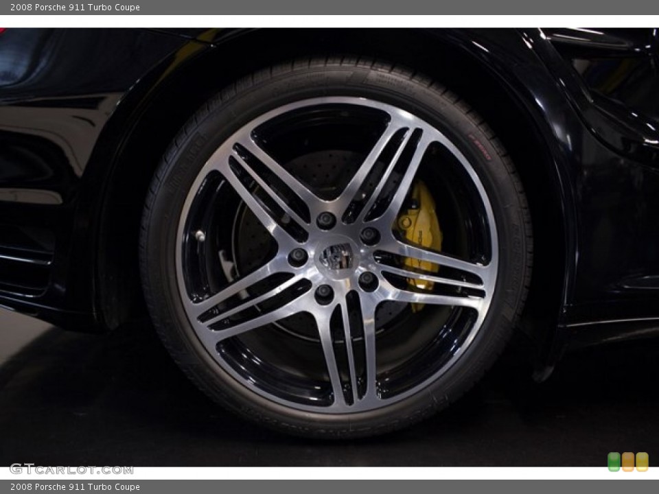 2008 Porsche 911 Turbo Coupe Wheel and Tire Photo #87033459
