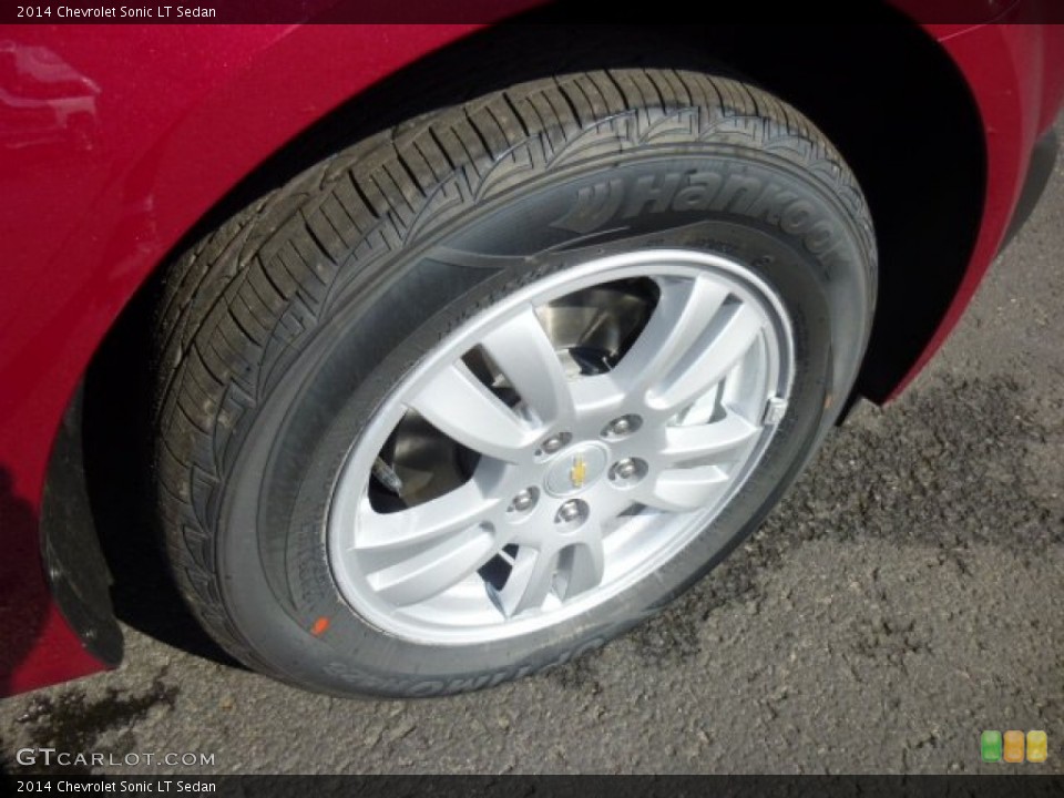 2014 Chevrolet Sonic LT Sedan Wheel and Tire Photo #87042714