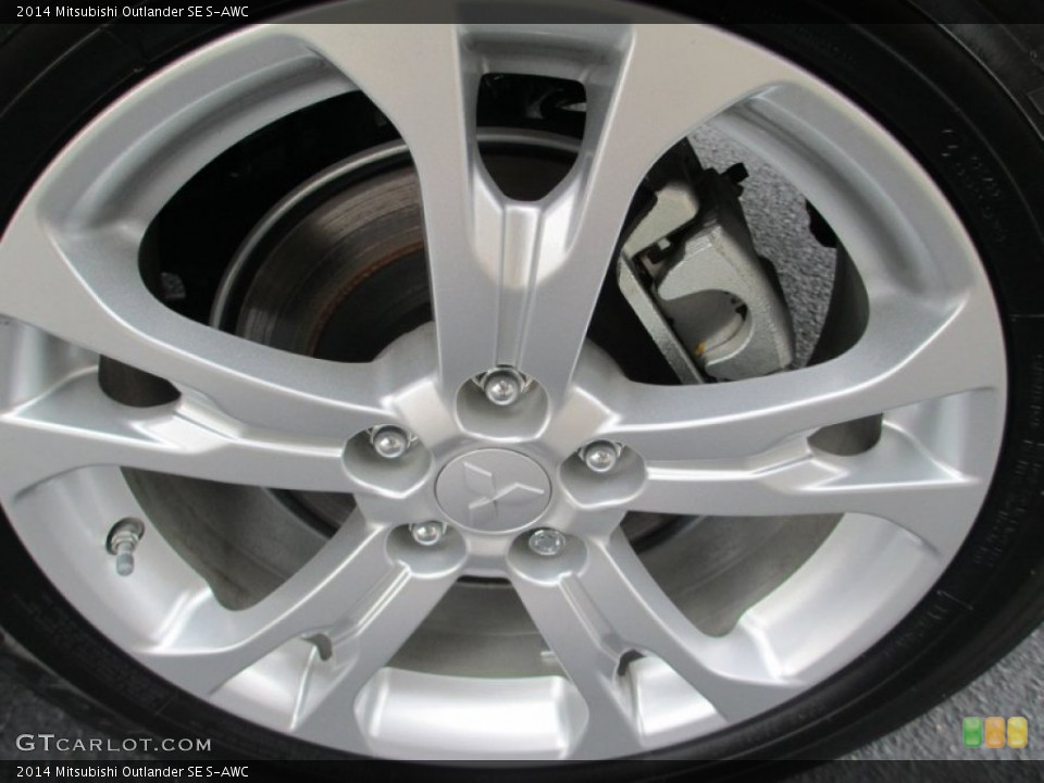 2014 Mitsubishi Outlander SE S-AWC Wheel and Tire Photo #87059064
