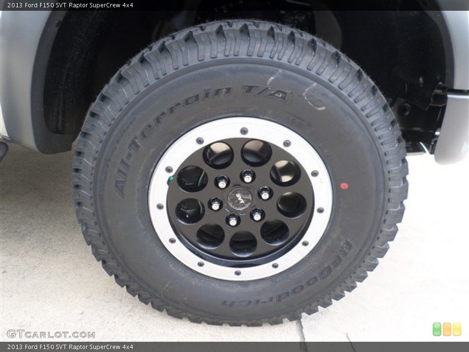 2013 Ford F150 SVT Raptor SuperCrew 4x4 Wheel and Tire Photo #87067913