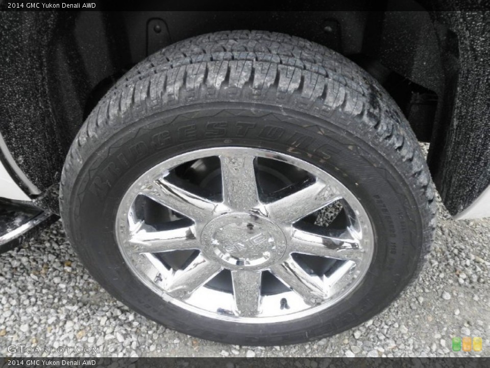2014 GMC Yukon Denali AWD Wheel and Tire Photo #87068352