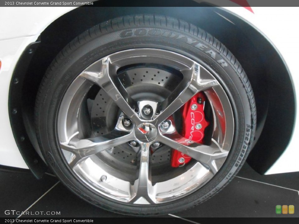 2013 Chevrolet Corvette Grand Sport Convertible Wheel and Tire Photo #87087879