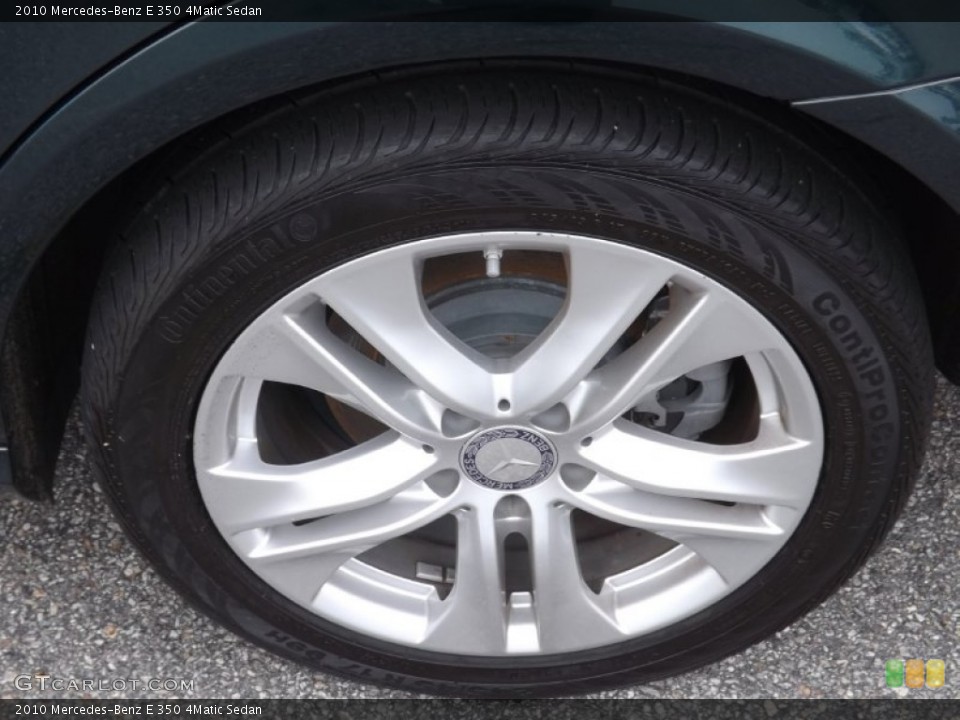 2010 Mercedes-Benz E 350 4Matic Sedan Wheel and Tire Photo #87088056