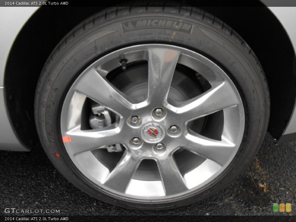 2014 Cadillac ATS 2.0L Turbo AWD Wheel and Tire Photo #87089421