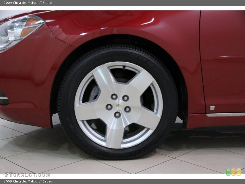 2009 Chevrolet Malibu LT Sedan Wheel and Tire Photo #87091023