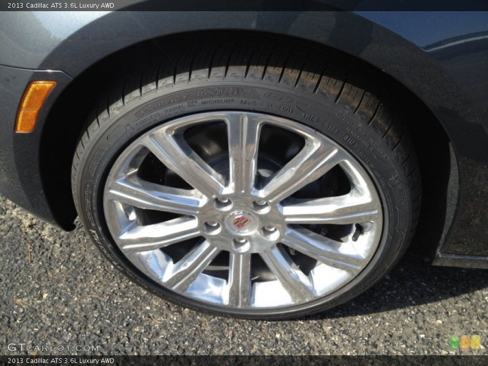 2013 Cadillac ATS 3.6L Luxury AWD Wheel and Tire Photo #87107817