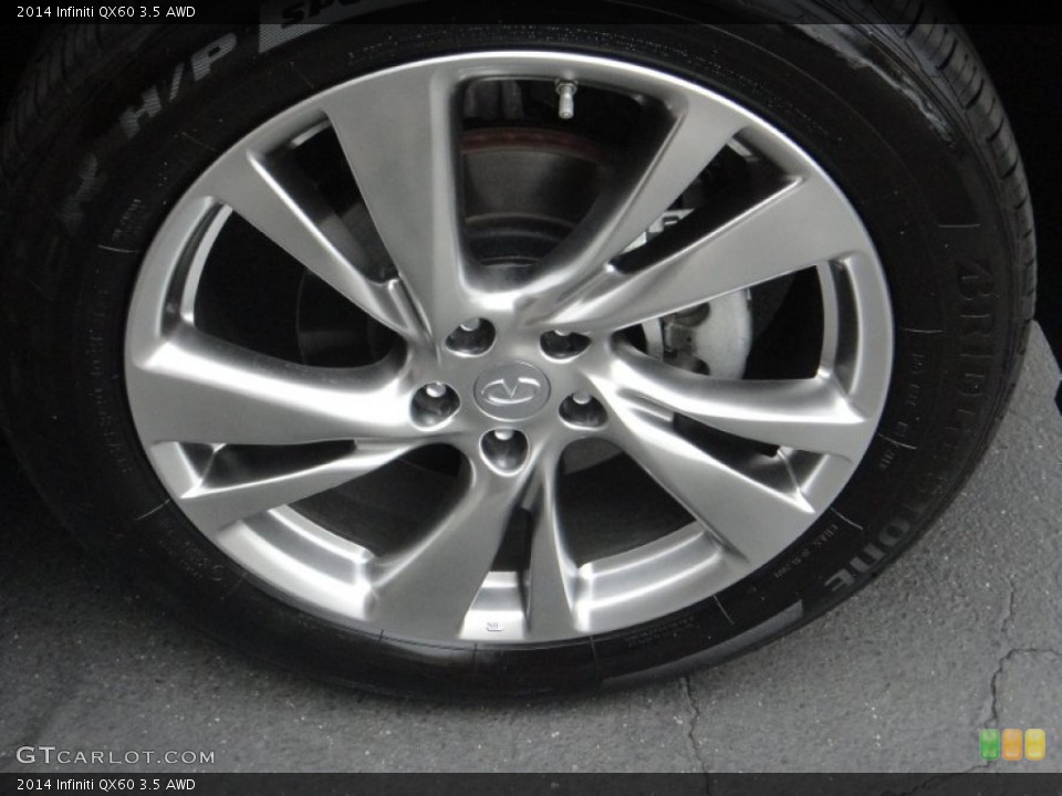 2014 Infiniti QX60 3.5 AWD Wheel and Tire Photo #87108891