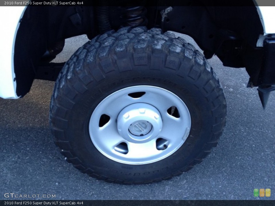 2010 Ford F250 Super Duty XLT SuperCab 4x4 Wheel and Tire Photo #87114594