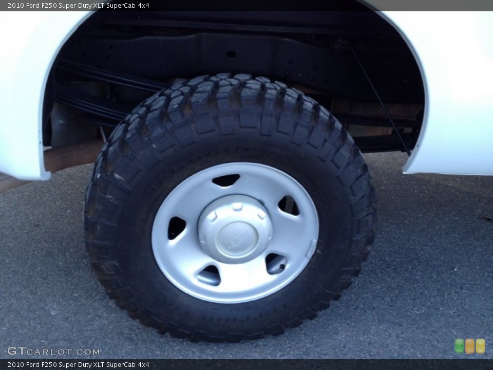 2010 Ford F250 Super Duty XLT SuperCab 4x4 Wheel and Tire Photo #87114618