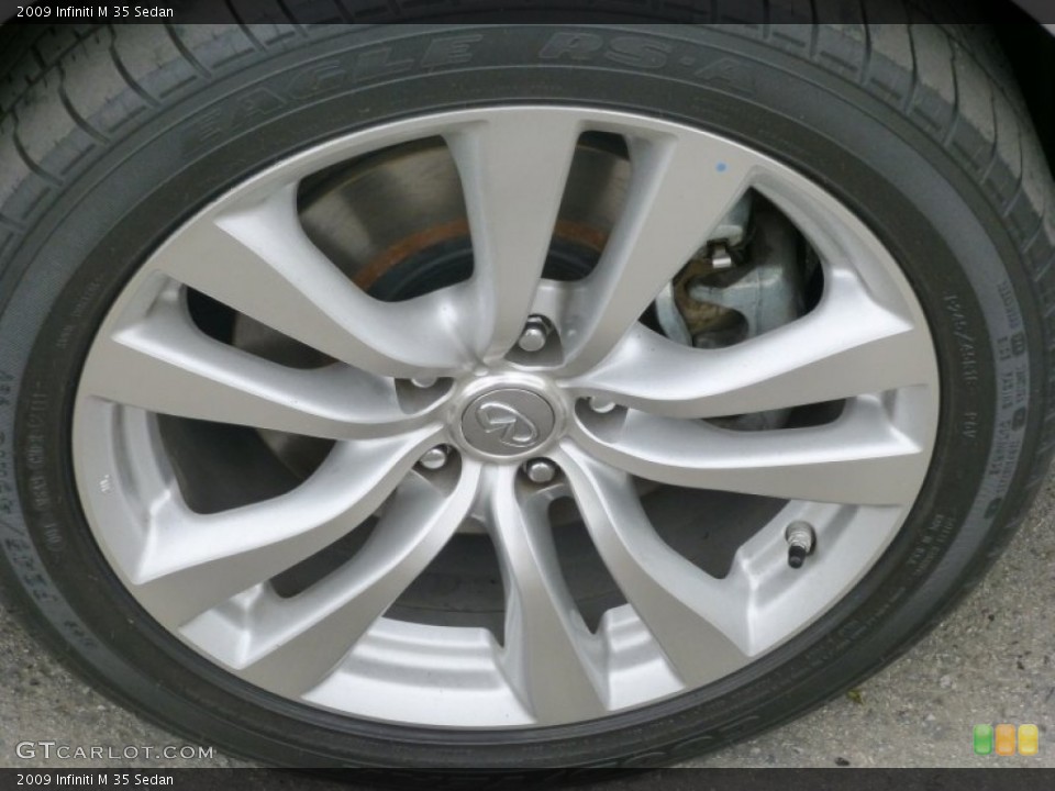 2009 Infiniti M 35 Sedan Wheel and Tire Photo #87116871