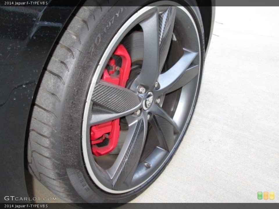 2014 Jaguar F-TYPE V8 S Wheel and Tire Photo #87134855