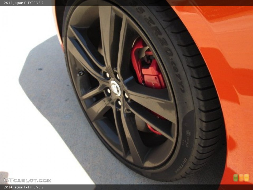 2014 Jaguar F-TYPE V8 S Wheel and Tire Photo #87135210
