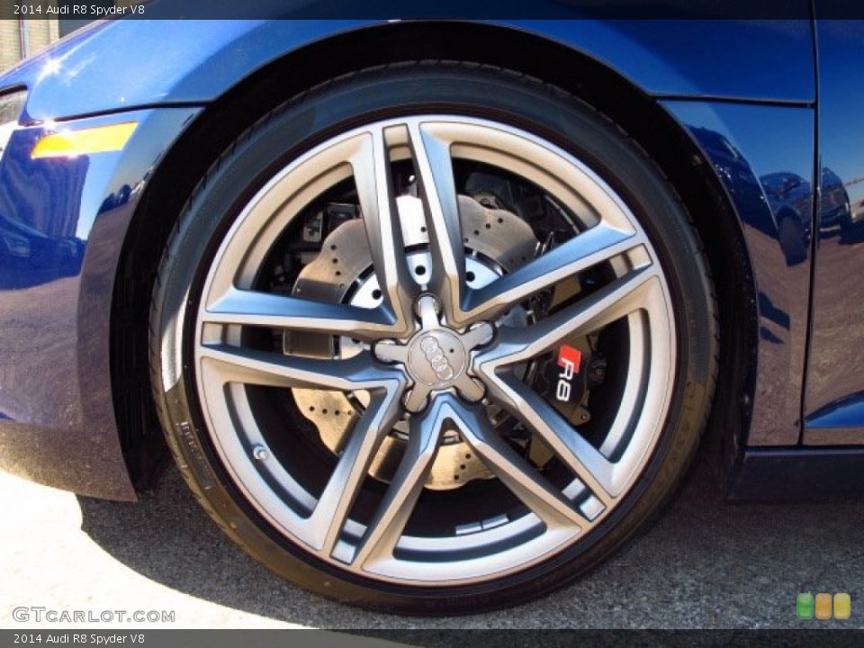 2014 Audi R8 Spyder V8 Wheel and Tire Photo #87166800