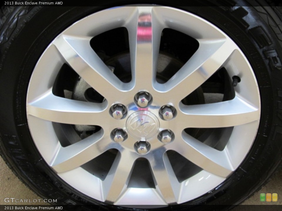 2013 Buick Enclave Premium AWD Wheel and Tire Photo #87180963