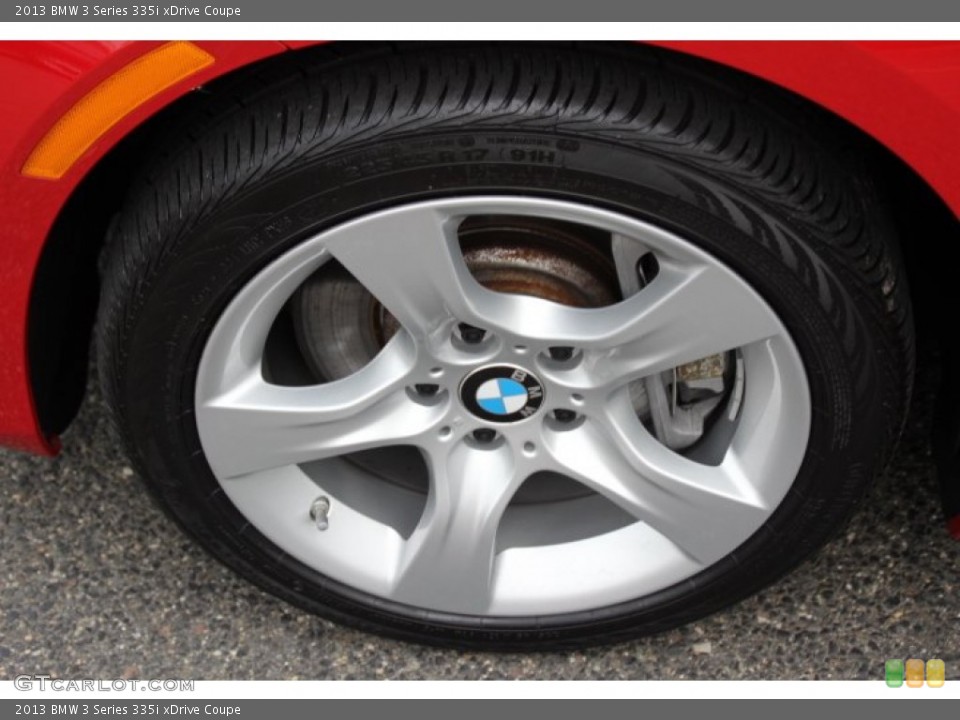 2013 BMW 3 Series 335i xDrive Coupe Wheel and Tire Photo #87187895