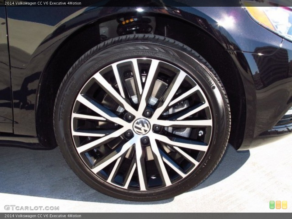 2014 Volkswagen CC V6 Executive 4Motion Wheel and Tire Photo #87194535