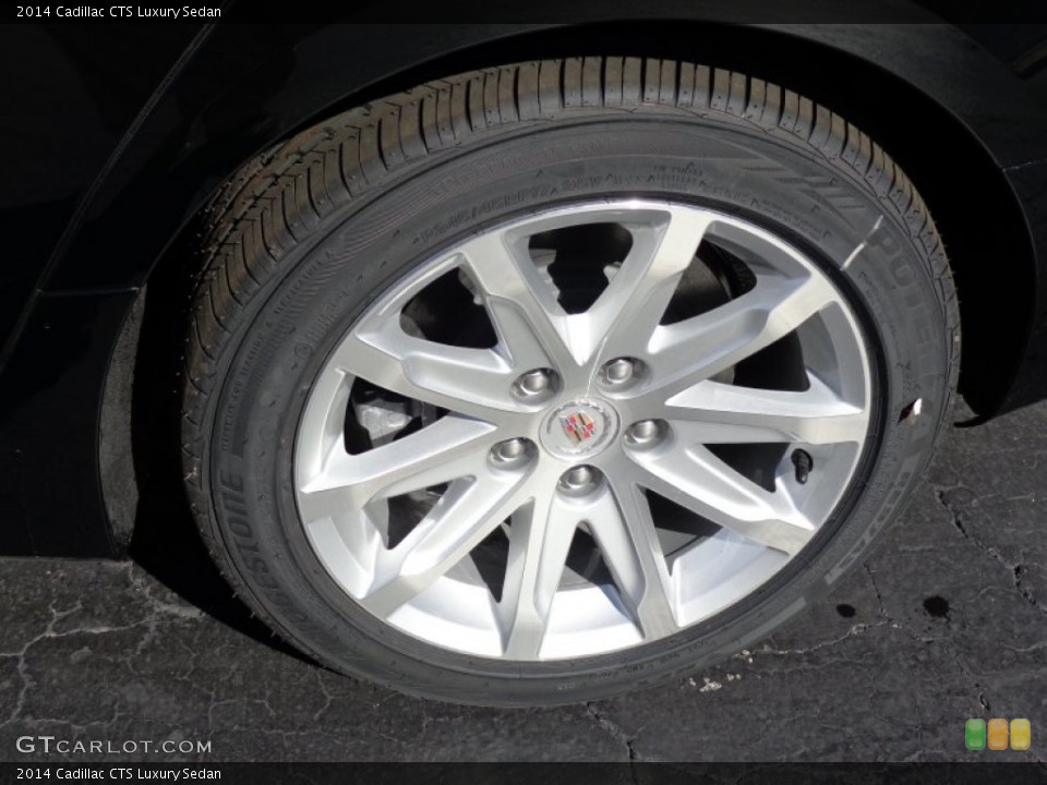 2014 Cadillac CTS Luxury Sedan Wheel and Tire Photo #87205503
