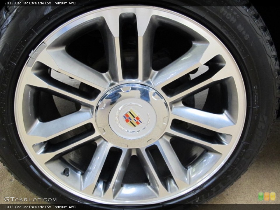 2013 Cadillac Escalade ESV Premium AWD Wheel and Tire Photo #87209415