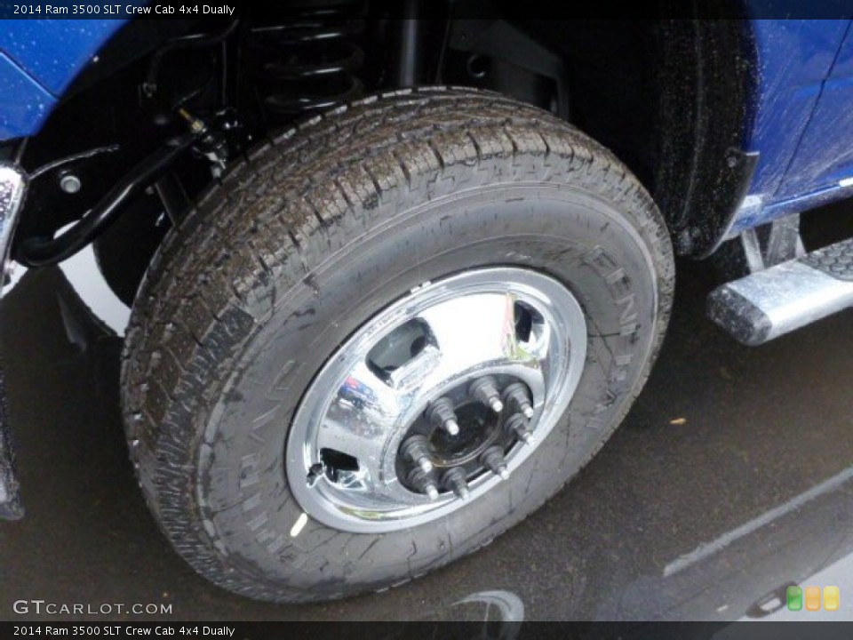 2014 Ram 3500 SLT Crew Cab 4x4 Dually Wheel and Tire Photo #87218847