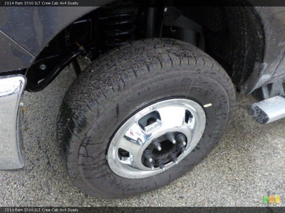 2014 Ram 3500 SLT Crew Cab 4x4 Dually Wheel and Tire Photo #87219239