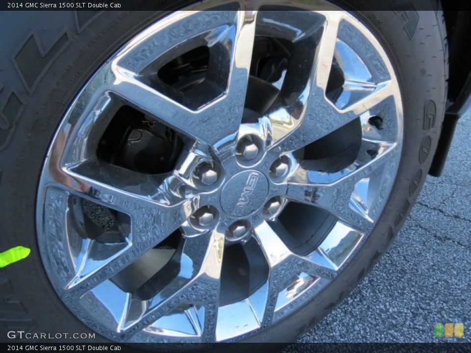 2014 GMC Sierra 1500 SLT Double Cab Wheel and Tire Photo #87220059
