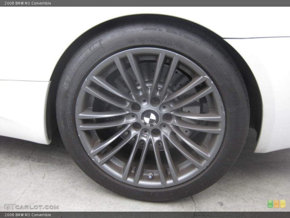 2008 BMW M3 Convertible Wheel and Tire Photo #87222356
